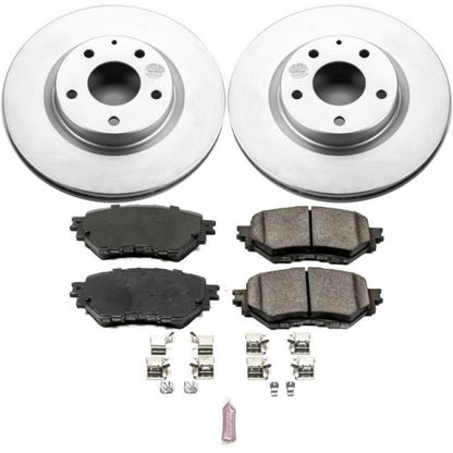 Power Stop Front Z17 Evolution Geomet Coated Brake Kit Mazda Mazdaspeed 3 2017-2018 | CRK7517