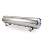 Air Lift 4 Gal Alum Tank – | 2 1/4in | 2 3/8in End & 1/4in Drain – 30in L X 6in D – Polished - JDMuscleAir Suspensionalf12955