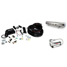 Air Lift Performance 3P Air Suspension 3/8 Air Line 5 Gal Polished Aluminum Tank VIAIR 444C Comp - Universal