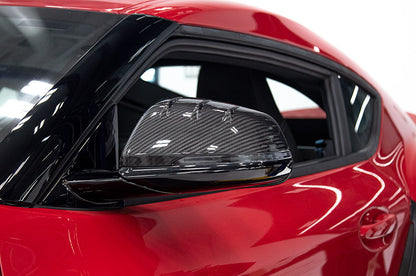 OLM V2 CARBON FIBER MIRROR COVERS 2020-21 Toyota A90 Supra | OLMA.70215.1