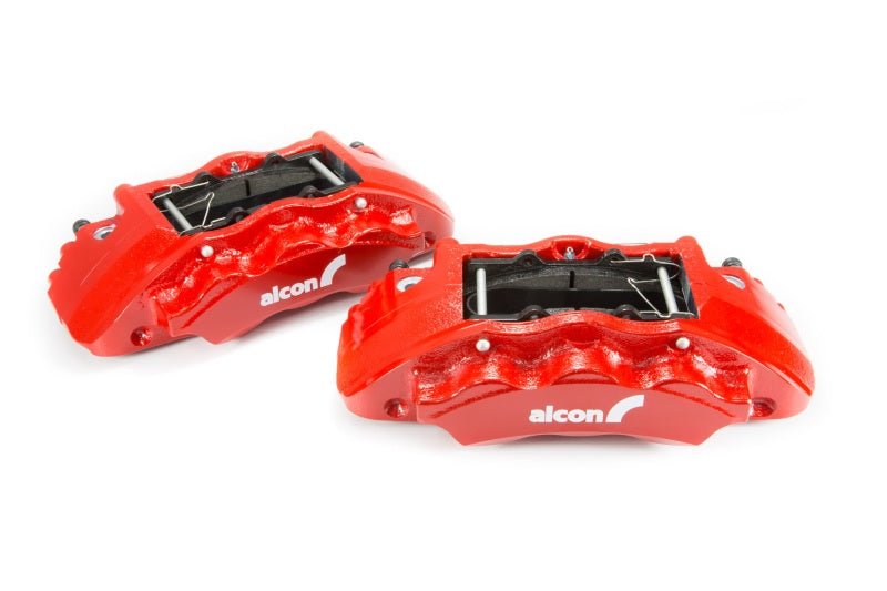Alcon Front Brake Upgrade Kit w/ 17in+ Wheels 352x30mm Rotors 6 - Piston Red Calipers Toyota Tacoma 2016+ |BKF1551G58 - JDMuscleBrake KitsalcBKF1551G58