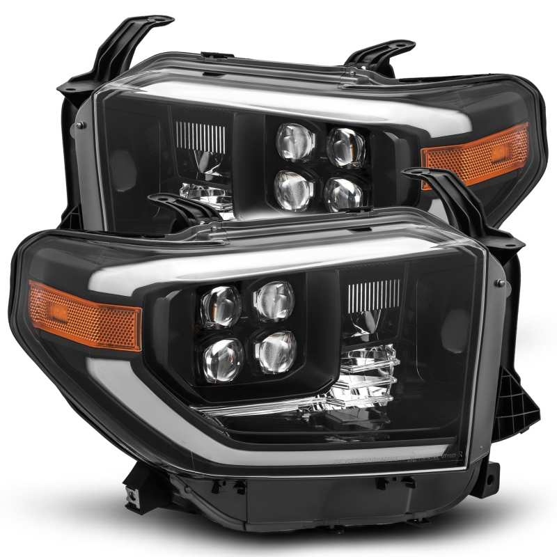 AlphaRex NOVA LED Projector Headlight Plank Style Alpha Black w/Activation Light Toyota Tundra 2014 - 21 | 880728 - JDMuscleHeadlight Projectorsarx880728