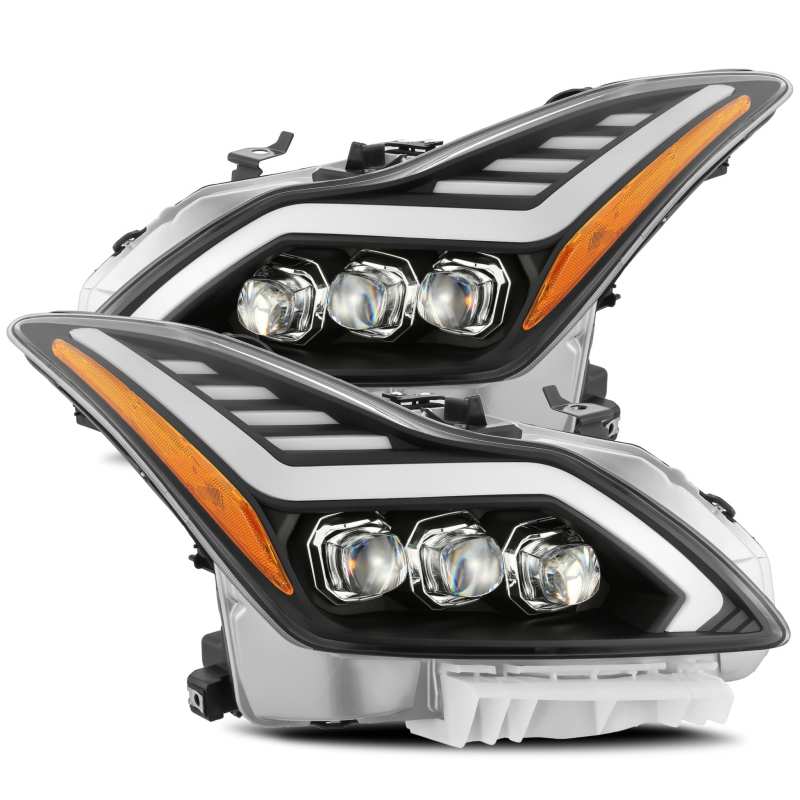 AlphaRex NOVA LED Projector Headlights Plank Style Design Matte Black Infiniti G37 2008 - 2013 / Q60 Coupe 2014 - 2015 | 881983 - JDMuscleHeadlight Projectorsarx881983