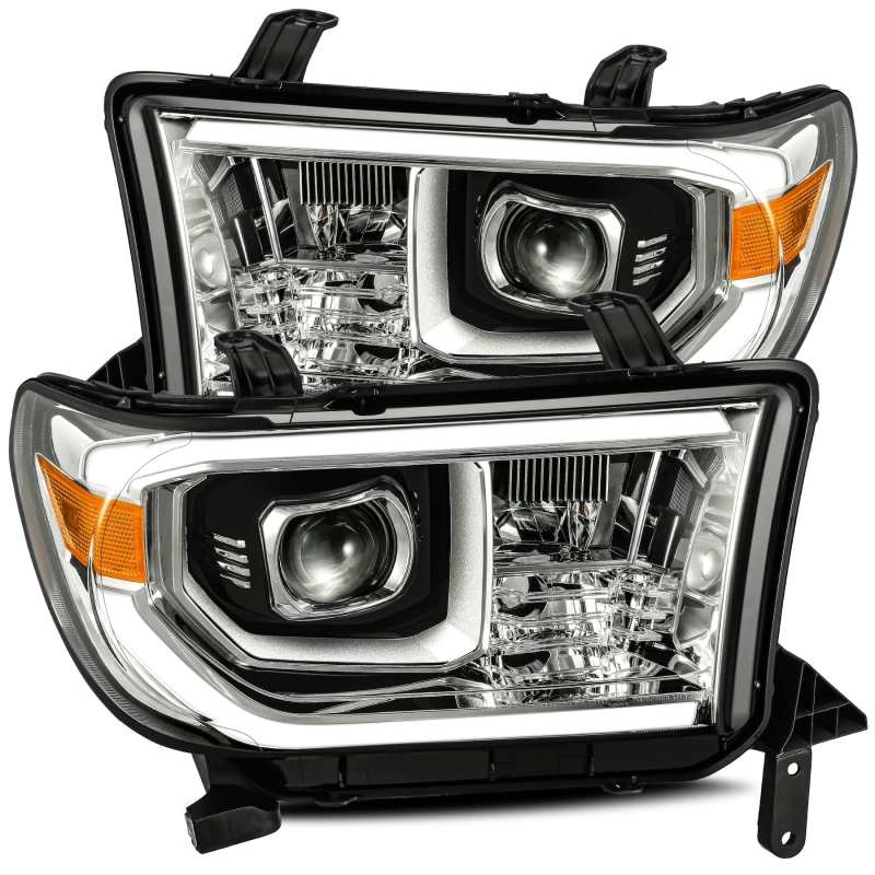 AlphaRex PRO - Series Projector Headlights Plank Style Chrome w/Activation Light Toyota Tundra 2007 - 2013 / Sequoia 2008 - 2017 | 880786 - JDMuscleHeadlight Projectorsarx880786