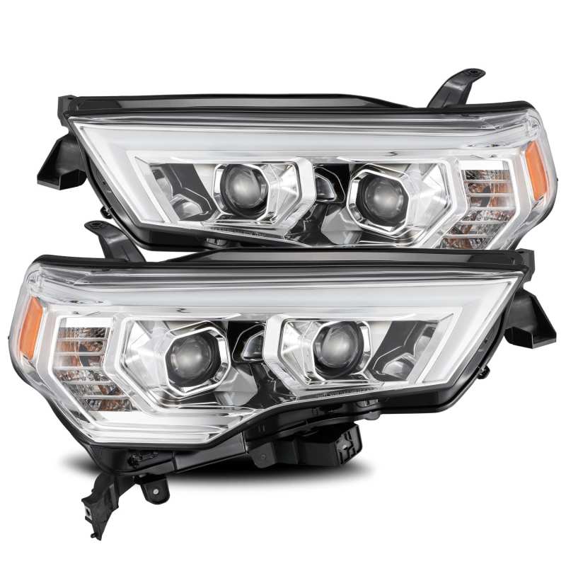 AlphaRex PRO - Series Projector Headlights Plank Style Chrome w/Sequential Signal Toyota 4Runner 2014 - 21 | 880731 - JDMuscleHeadlight Projectorsarx880731