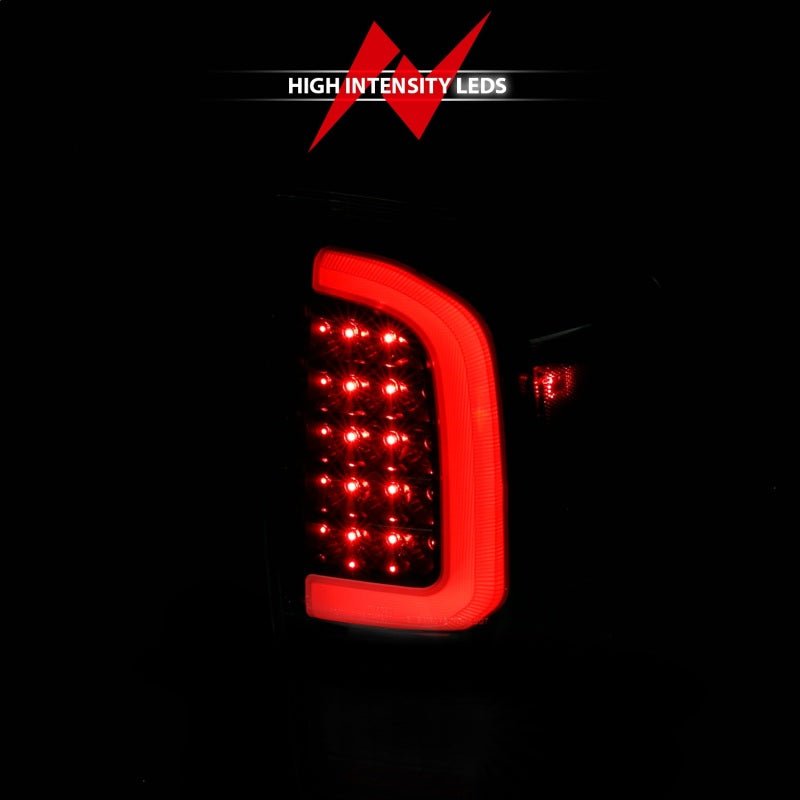 ANZO [16 - 20 Tacoma] LED Tail Lights w/ Light Bar Sequential Black Housing & Clear Lens | 311400 - JDMuscleTail Lightsanz311400