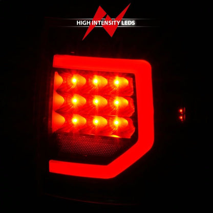 ANZO Full LED Tailights Black Housing Clear Lens G2 Toyota Tundra 2007 - 2013 | 311386 - JDMuscleTail Lightsanz311386