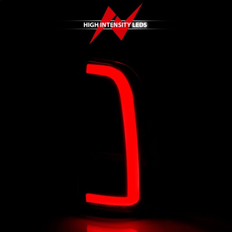 ANZO LED Taillights w/ Light Bar Black Housing Clear Lens Toyota Tundra 2000 - 2006 | 311411 - JDMuscleTail Lightsanz311411
