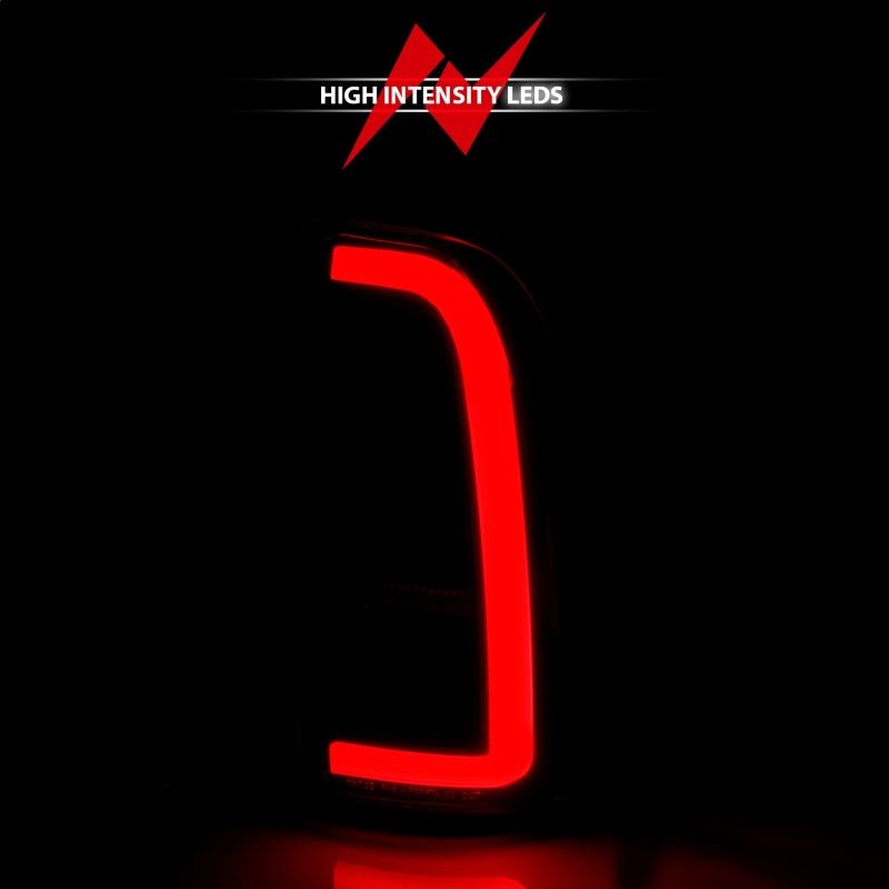 ANZO LED Taillights w/ Light Bar Black Housing Smoke Lens Toyota Tundra 2000 - 2006 | 311412 - JDMuscleTail Lightsanz311412