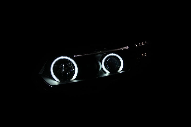ANZO Projector Headlights w/ Halo Black Honda Civic 2006 - 2011 | 121062 - JDMuscleHeadlight Projectorsanz121062