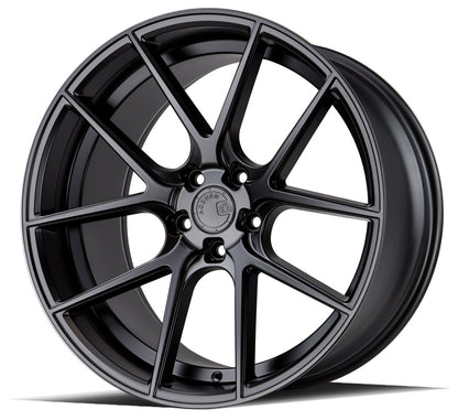 Aodhan AFF3 - JDMuscleWheelsAODAFF320105511445MB20x10.55x114.3 + 45Matte Black
