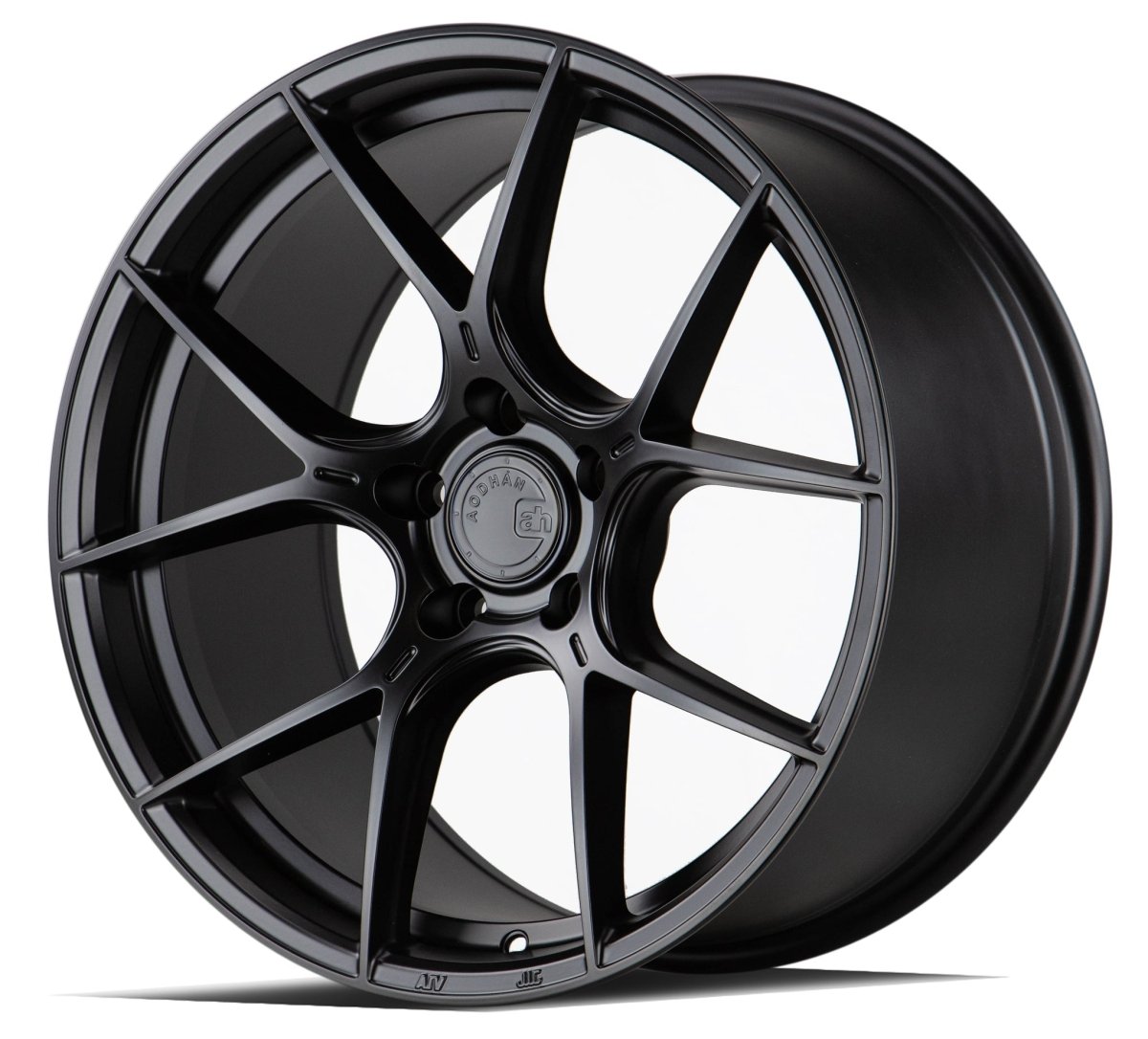 AodHan AH - 11 18x9.5 5x112 +35 73.1 Matte Black | SPF® | AH111895511235MB - JDMuscleWheelsAODAH111895511235MB