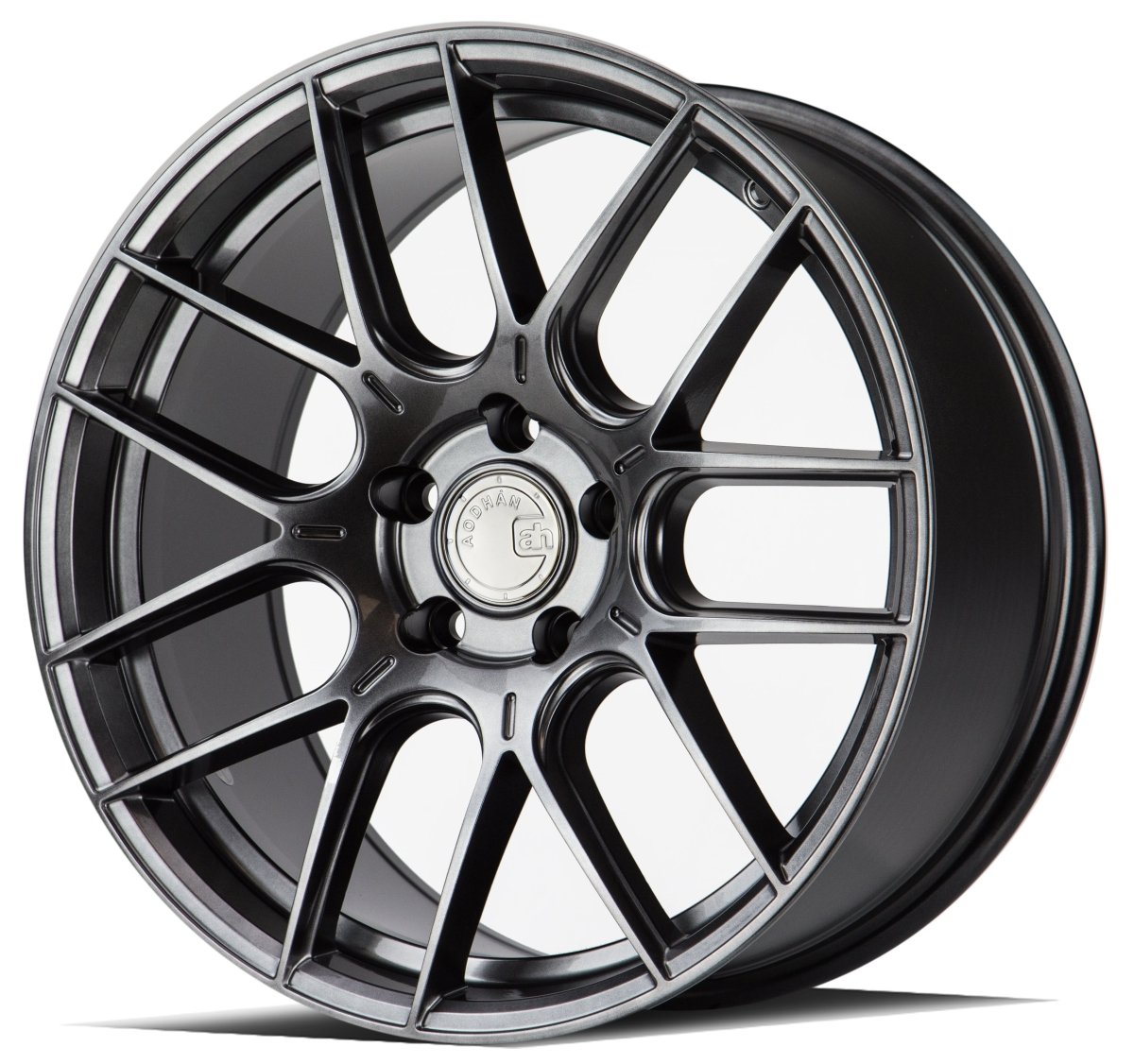 Aodhan AH - X - JDMuscleWheelsAODAHX1885511235HB18x8.55x112 +35Hyper Black