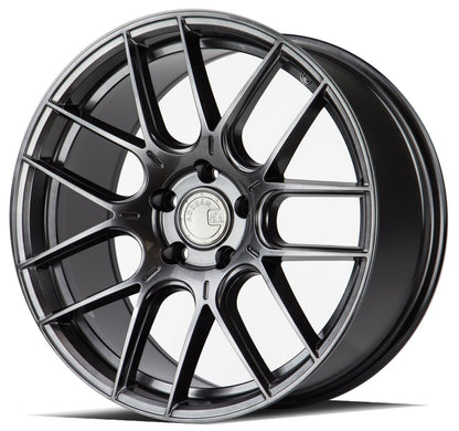 Aodhan AH - X - JDMuscleWheelsAODAHX1885511235HB18x8.55x112 +35Hyper Black