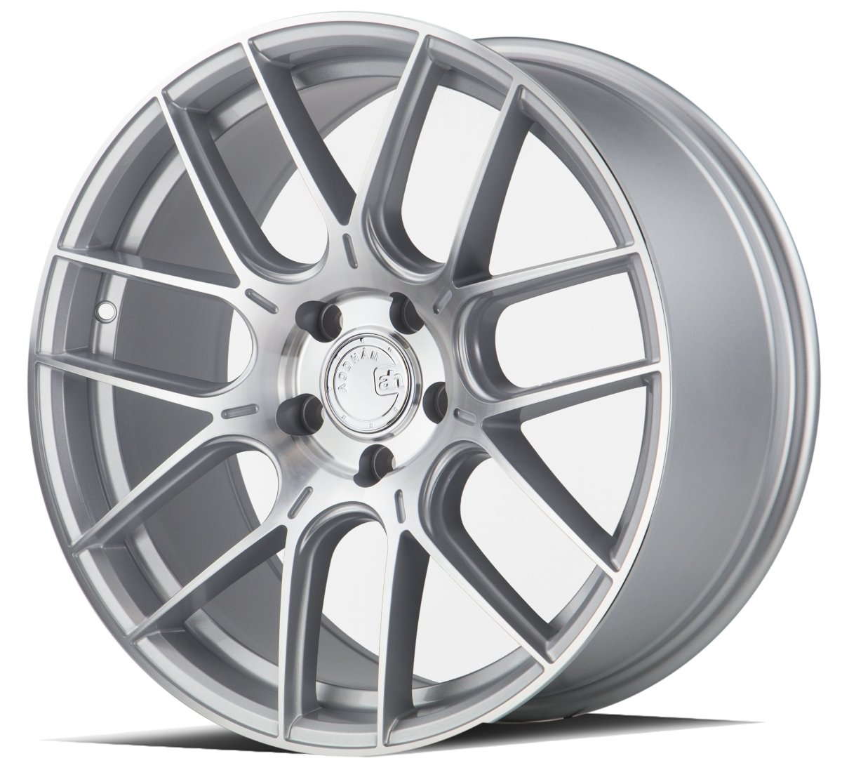Aodhan AH - X - JDMuscleWheelsAODAHX1885511235SMF18x8.55x112 +35Silver Machined Face