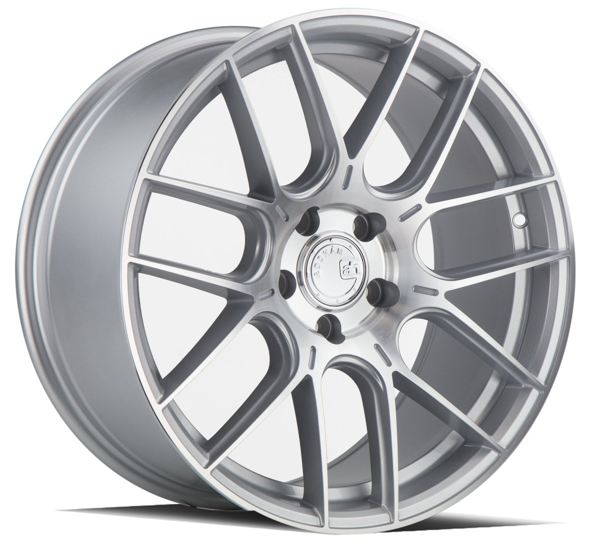 Aodhan AH - X - JDMuscleWheelsAODAHX1885511235SMF18x8.55x112 +35Silver Machined Face