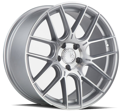 Aodhan AH - X - JDMuscleWheelsAODAHX1885511235SMF18x8.55x112 +35Silver Machined Face