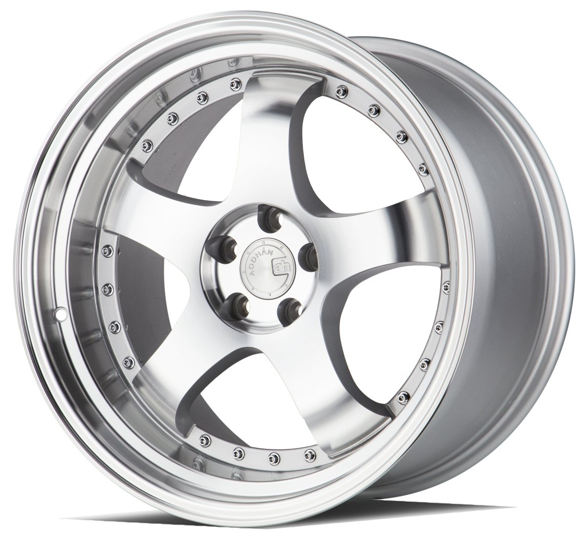 Aodhan AH03 - JDMuscleWheelsAODAH031895510035SMF18x9.55x100 +35Silver Machined Face