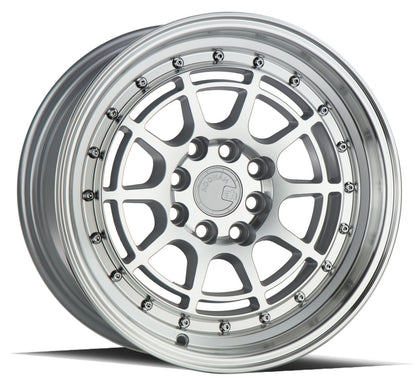 Aodhan AH04 - JDMuscleWheelsAODAH0415804100114320SML15x84x100/114.3 +20Silver Machined Face
