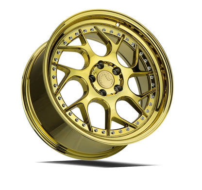 Aodhan DS01 - JDMuscleWheelsAODDS11895510035VG18x9.55x100 +35Gold Vacuum