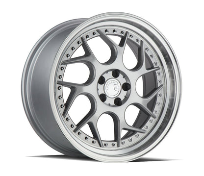 Aodhan DS01 - JDMuscleWheelsAODDS11885510035GBGR18x8.55x100 +35Gloss Black (Gold Rivet)
