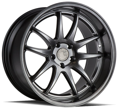 Aodhan DS02 - JDMuscleWheelsAODDS21885510035HB18x8.55X100 +35Hyper Black