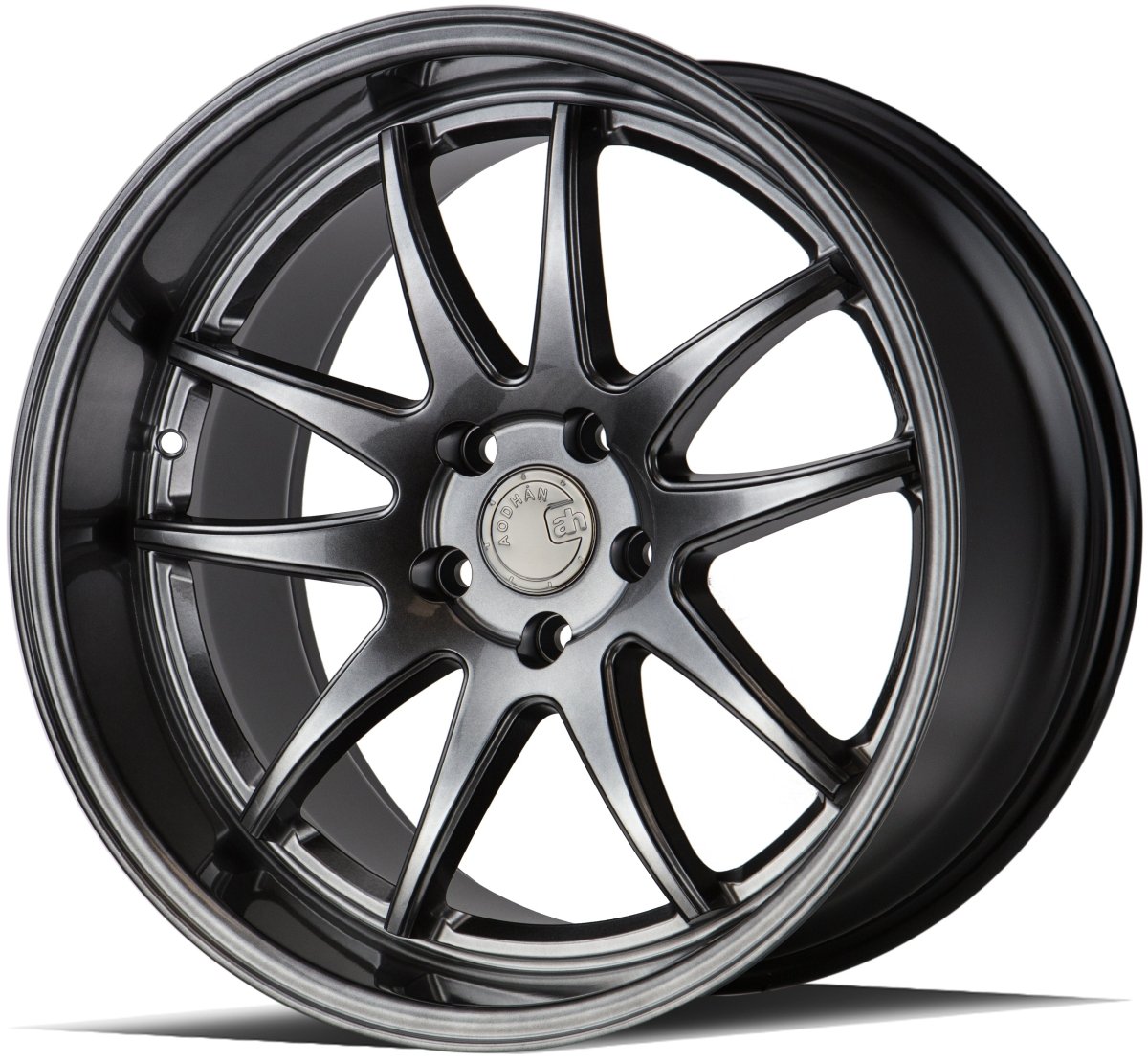 Aodhan DS02 - JDMuscleWheelsAODDS21911511415HB19x115x114.3 +15Hyper Black