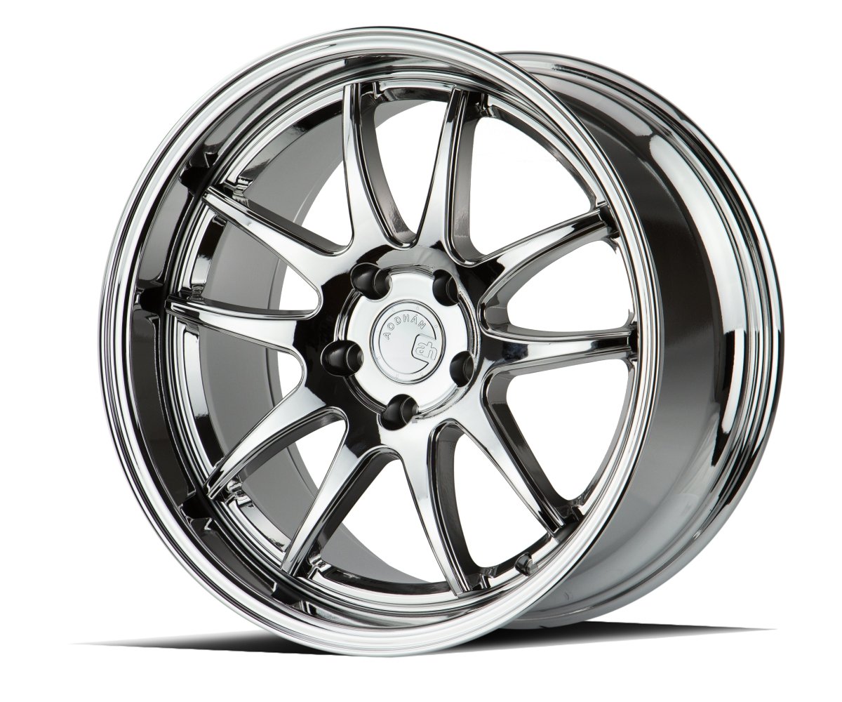 Aodhan DS02 - JDMuscleWheelsAODDS21895510035VC18x9.55X100 +35Vacuum Chrome