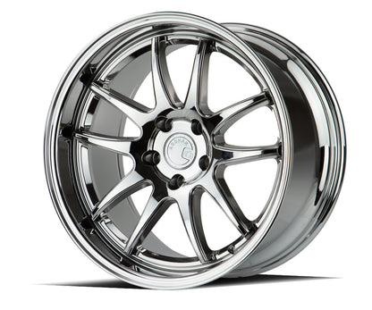 Aodhan DS02 - JDMuscleWheelsAODDS21895510035VC18x9.55X100 +35Vacuum Chrome