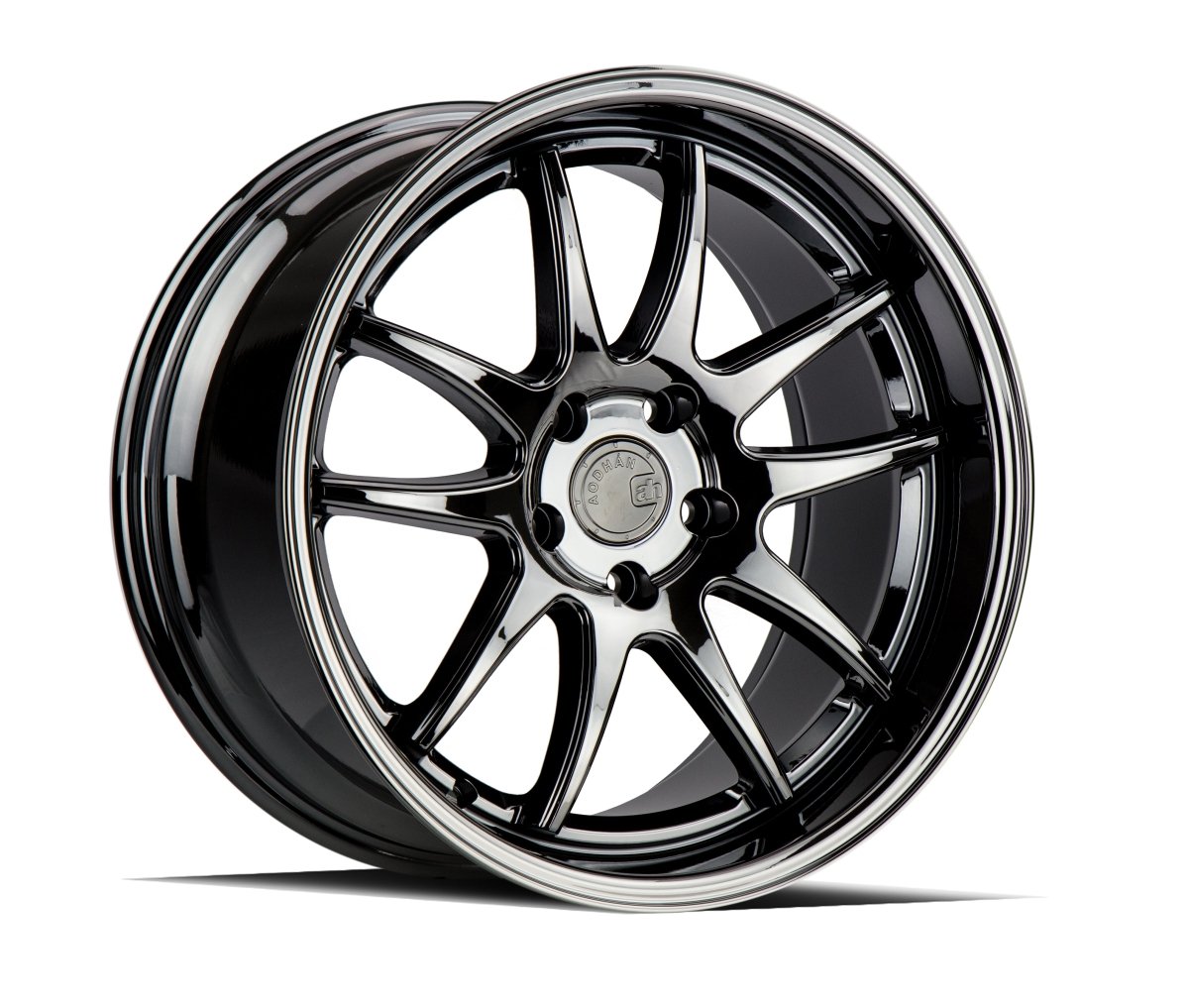Aodhan DS02 - JDMuscleWheelsAODDS21885510035HB18x8.55X100 +35Hyper Black