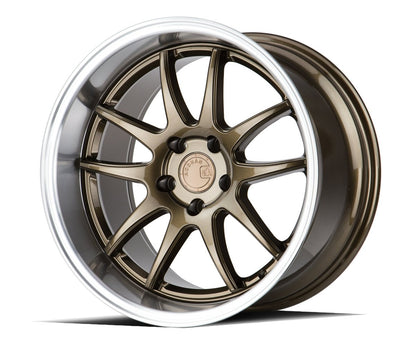 Aodhan DS02 - JDMuscleWheelsAODDS218105511415BR18x10.55x114.3 +15Bronze w/Machined Lip