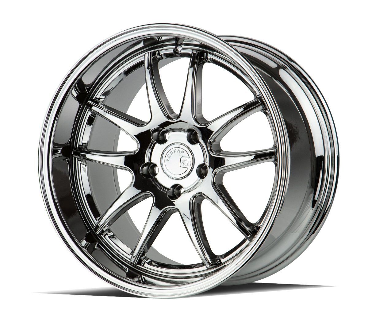 Aodhan DS02 - JDMuscleWheelsAODDS218105511415VC18x10.55x114.3 +15Vacuum Chrome