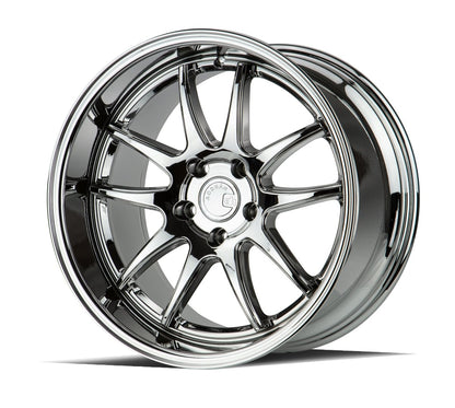 Aodhan DS02 - JDMuscleWheelsAODDS218105511415VC18x10.55x114.3 +15Vacuum Chrome