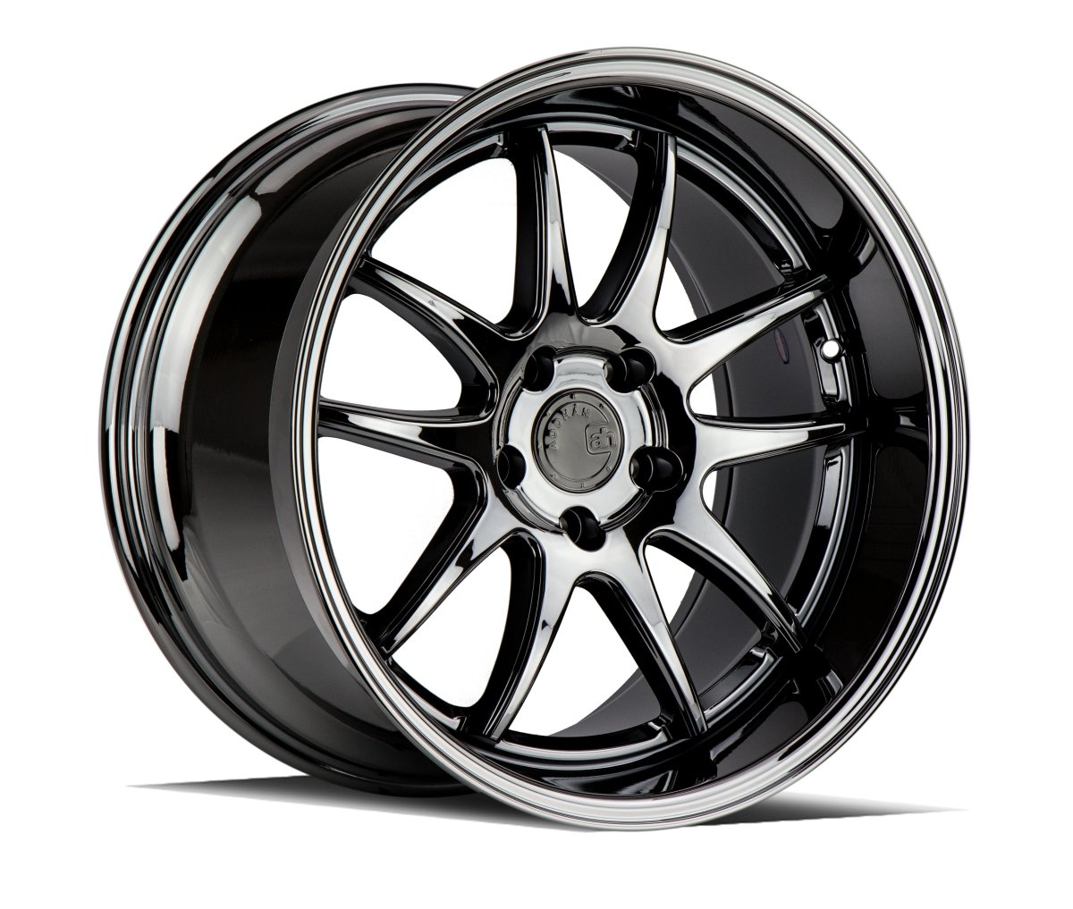 Aodhan DS02 - JDMuscleWheelsAODDS21885510035HB18x8.55X100 +35Hyper Black