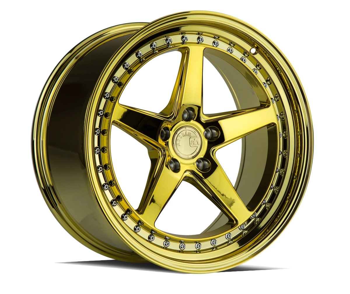 Aodhan DS05 - JDMuscleWheelsAODDS51885510035BR18x8.55x100 +35Bronze w/Machined Lip