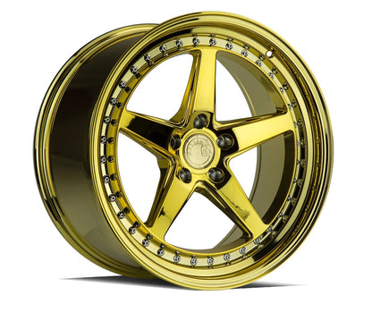 Aodhan DS05 - JDMuscleWheelsAODDS51885510035BR18x8.55x100 +35Bronze w/Machined Lip