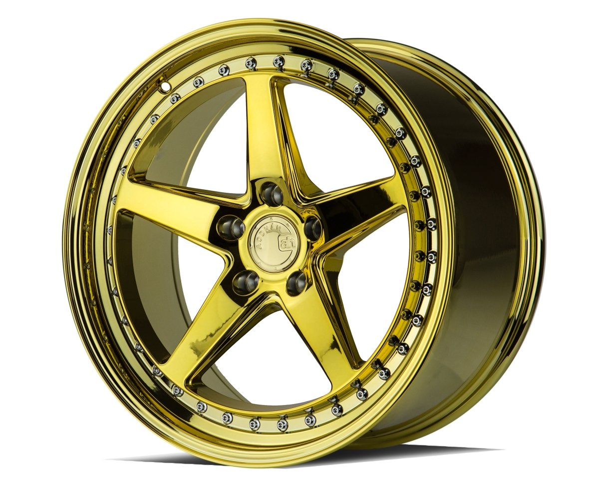 Aodhan DS05 - JDMuscleWheelsAODDS51911511422SMF19x115x114.3 +22Silver w/Machined Face