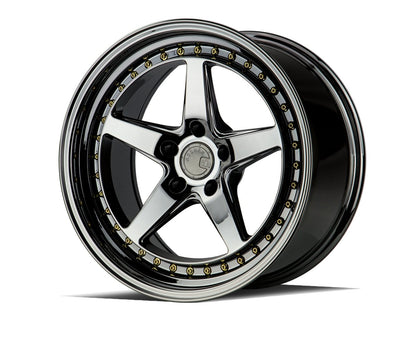 Aodhan DS05 - JDMuscleWheelsAODDS51895511430VB18x9.55x114.3 +30Black Vacuum