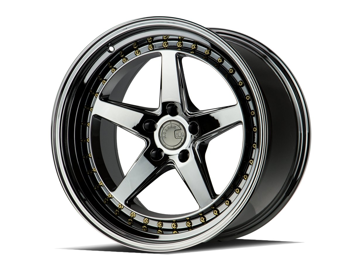 Aodhan DS05 - JDMuscleWheelsAODDS51895511430VB18x9.55x114.3 +30Black Vacuum