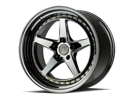 Aodhan DS05 - JDMuscleWheelsAODDS51895511430VB18x9.55x114.3 +30Black Vacuum