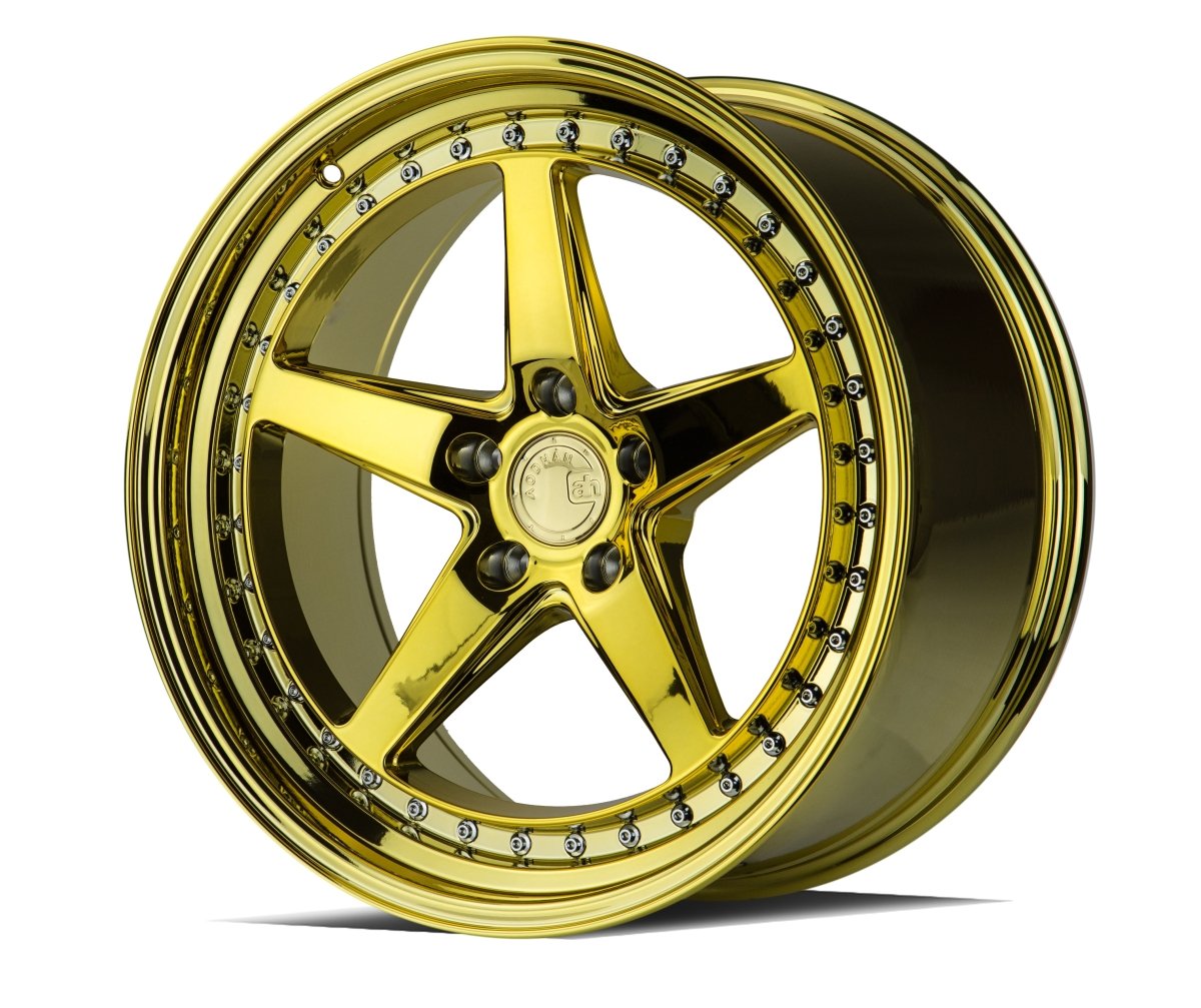 Aodhan DS05 - JDMuscleWheelsAODDS51911511422SMF19x115x114.3 +22Silver w/Machined Face