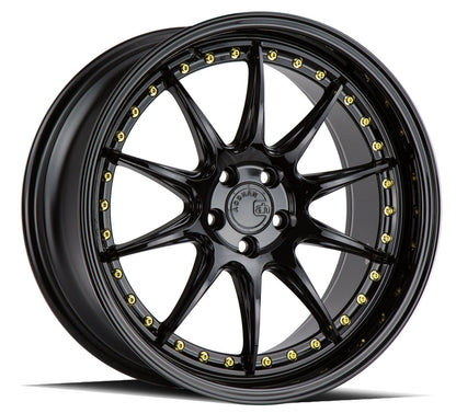 Aodhan DS07 - JDMuscleWheelsAODDS71885510035GB18x8.55x100 +35Gloss Black