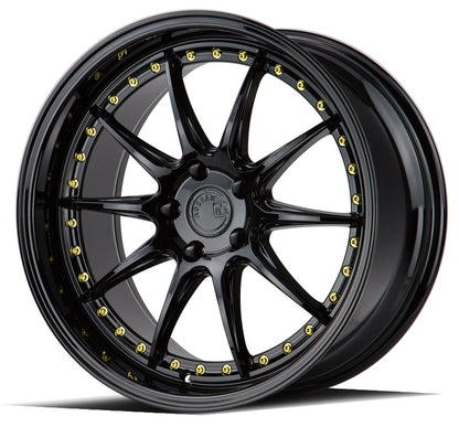 Aodhan DS07 - JDMuscleWheelsAODDS71895510035GB18x9.55x100 +35Gloss Black