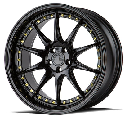 Aodhan DS07 - JDMuscleWheelsAODDS71885510035GB18x8.55x100 +35Gloss Black