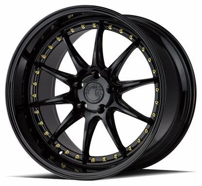 Aodhan DS07 - JDMuscleWheelsAODDS71911511422GB19x115x114.3 +22Gloss Black