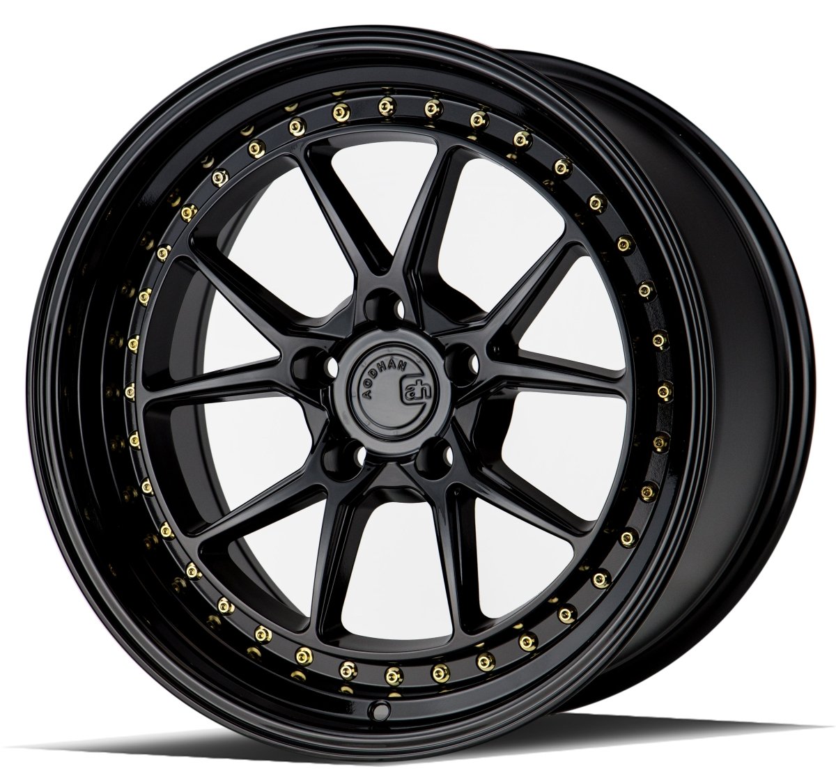 Aodhan DS08 - JDMuscleWheelsAODDS81895510035GB18x9.55x100 +35Gloss Black