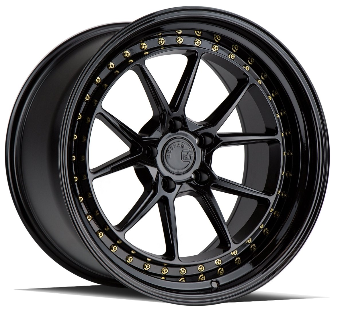 Aodhan DS08 - JDMuscleWheelsAODDS81885510035BZ18x8.55x100 +35Bronze w/Machined Lip
