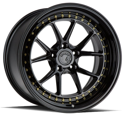 Aodhan DS08 - JDMuscleWheelsAODDS81885510035BZ18x8.55x100 +35Bronze w/Machined Lip