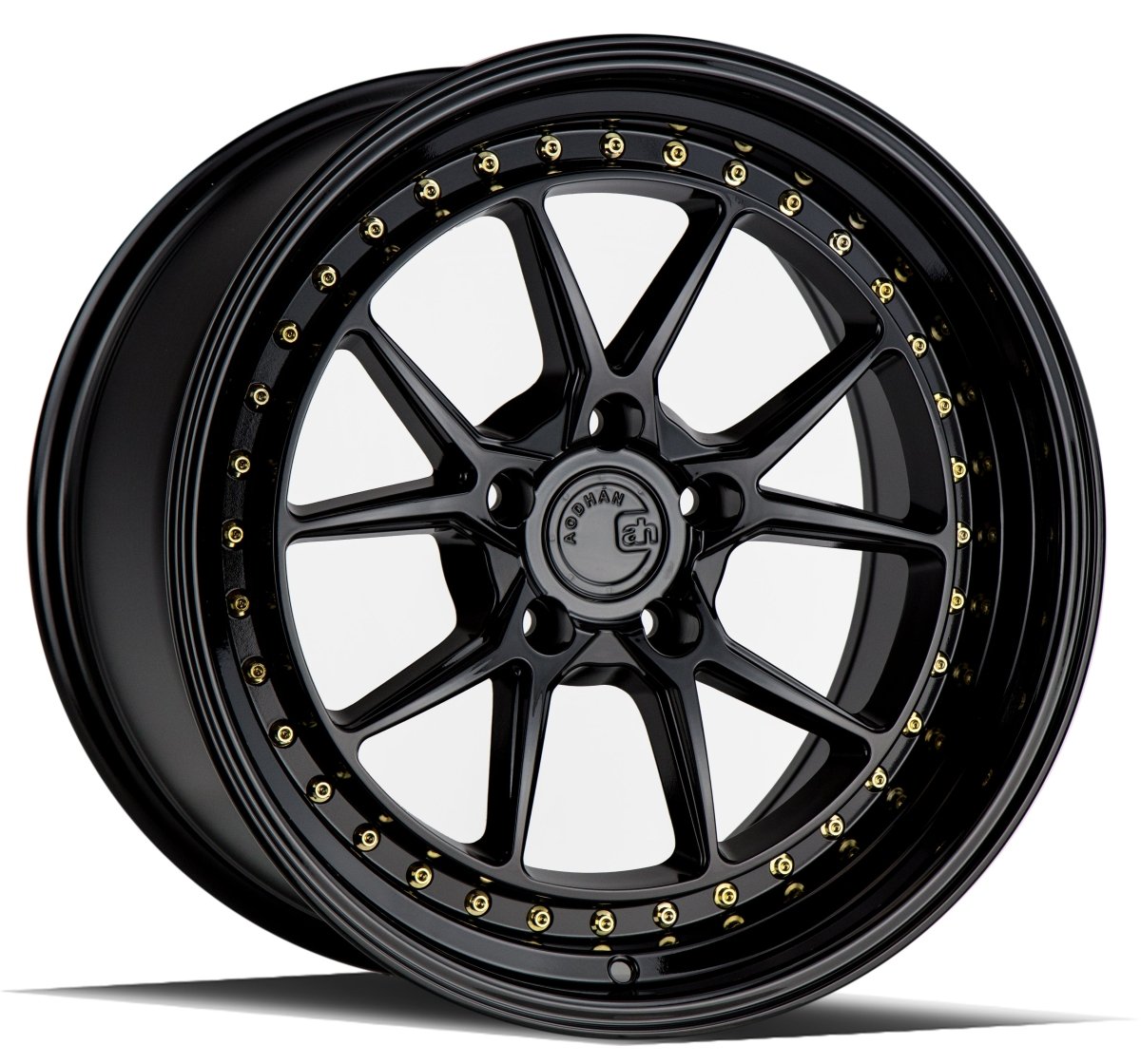 Aodhan DS08 - JDMuscleWheelsAODDS81885510035BZ18x8.55x100 +35Bronze w/Machined Lip