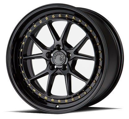 Aodhan DS08 - JDMuscleWheelsAODDS81885510035GB18x8.55x100 +35Gloss Black